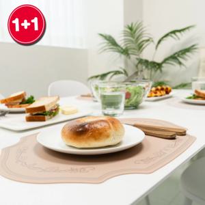 [리퍼] 1+1 한정특가 국내산 플래티넘 실리콘 식탁 테이블매트 아마빌레