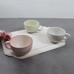 도자기 큰 머그컵 요거트볼 대형머그잔 라떼잔(3color)