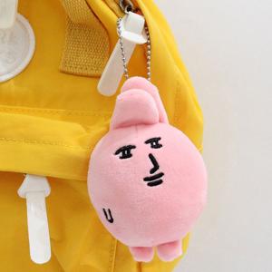 로바르 킹받는 핑크 토끼 백팩 키링 인형