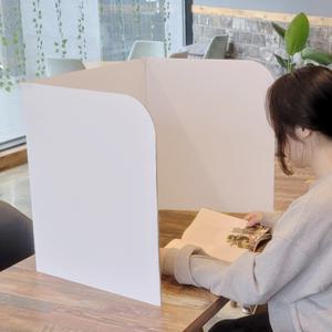 초경량 골판지 책상 칸막이 방음 가림막 이동식 종이 파티션 사무실 독서실 학교