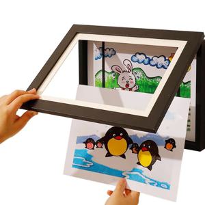 아이그림 보관액자  아이그림액자 그림 상장 보관 스케치북 보관함 굿즈 열리는 액자