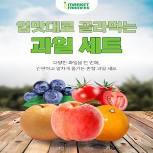 가정용 골라먹는 과일세트 나주배 신비복숭아 감귤 블루베리 대추방울토마토