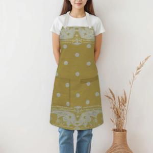 플랙스 린넨 앞치마 카페 주방 반다나 스타일 5design free size