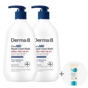 1+1 세라엠디 리페어 크림 워시 400ml + 튜브견본1개