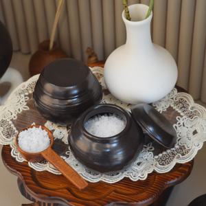 현관 재물운 소금통 양념통 다육이화분 미니어처 미니항아리 2P SET (뚜껑포함)