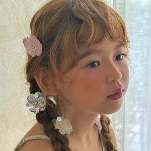썸머블룸 마법꽃 집게핀 3P 세트 유아헤어핀