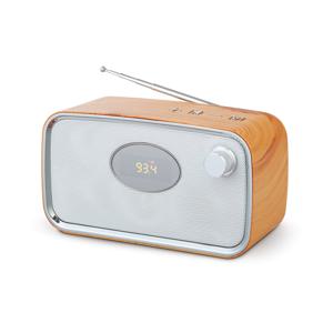 본사직영 휴대용 엔틱 블루투스 FM 라디오 스피커 I LED 디스플리에 TF 카드