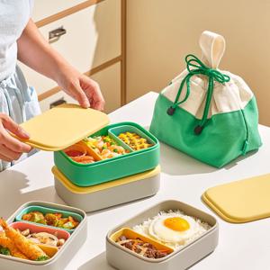 국내생산 프리미엄 실리콘 런치박스 도시락