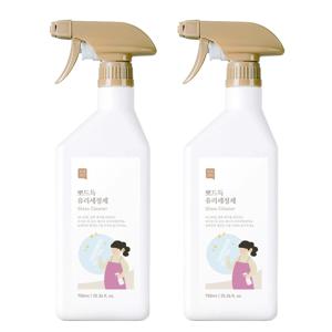 1+1 대용량 유리 세정제 클리너 750ml 자동차 차량 거울 유리 창문 가정용 물때