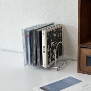CD꽂이 앨범 거치대 책꽂이 접시 티코스터 정리 수납 CD장 LP 보관 걸이 데스크테리어