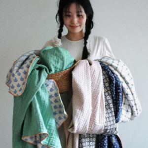 [리퍼]뮬리 4중 거즈 에스닉 블랭킷 3colors
