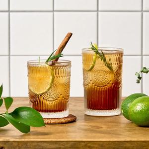 아르보아 내열 유리컵 2P세트 (2size) 카페 온더락 양주 하이볼 잔 에이드 글라스