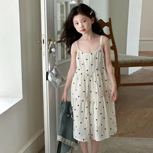 보니 도트 스트랩 원피스 R14650