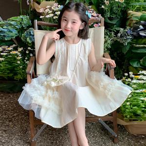 샤샤 콤비 레이스 원피스 R14646