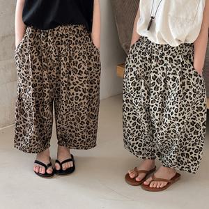 레오파드 썸머 배기 팬츠 R14632