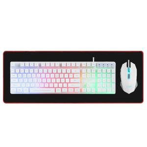 슈퍼히어로 GMK-220 RGB 게이밍 키보드 마우스 세트 with PAD