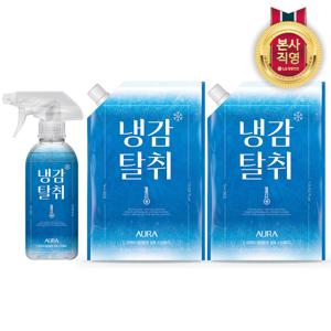 아우라 냉감탈취 섬유 스프레이 400ml+아우라 냉감탈취 섬유스프레이 리필330mlx2개