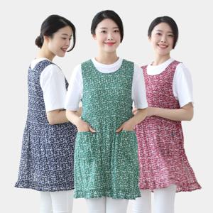 베로니카 여름앞치마 쉬폰 원피스 앞치마 3colors