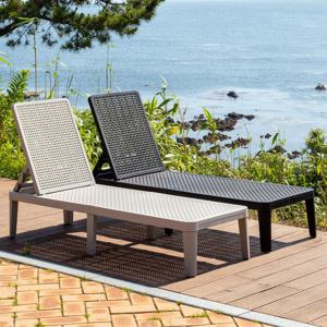 토리 썬베드 플라스틱 해변 야외 비치의자 감성 테라스 카페 펜션