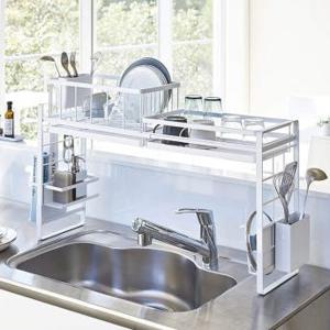 [해외] 주방 싱크대 수납 식기 건조대 랙 확장형 타워 4364 4365