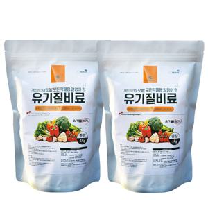 가든필리아 텃밭 모든작물용 고추 배추 토마토 상추 유기질비료  2포