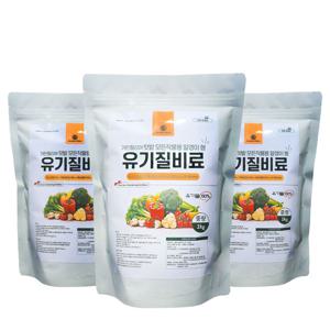가든필리아 텃밭 모든작물용 고추 배추 토마토 상추 유기질비료 3포