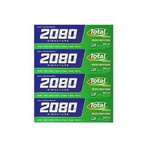 애경 2080 시그니쳐 토탈 그린치약 125g 4입