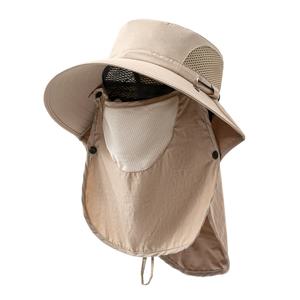 햇빛가리개 모자 자외선차단 농사 모자 작업 일 여름 썬캡 성인 플랩캡