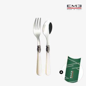 나폴레옹 디저트 커트러리 티스푼 티포크 2p 세트