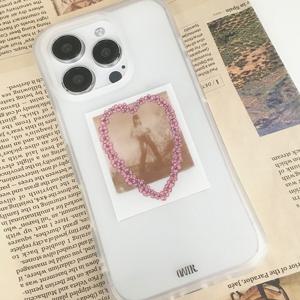 MADE 하트 픽처 반투명 아이폰케이스