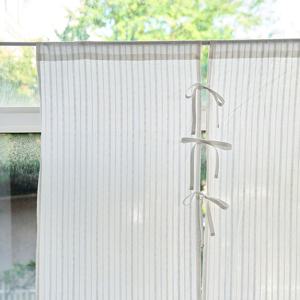 가림막커튼 바란스커튼 코튼레이스 리본 타이 가리개커튼