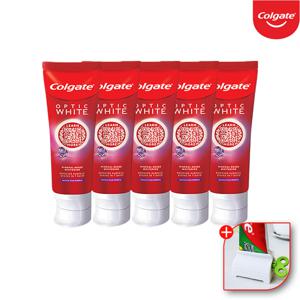 미국 고불소 불소 충치 미백 화이트닝 옵틱화이트 다즐링 치약 100g*5개+치약짜개