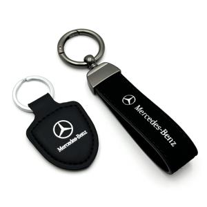 벤츠 방패 키링 키체인 선물세트 고급 가죽 소재 키홀더 차량용품 악세사리