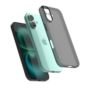 고스트핏 0.6mm 초슬림 풀커버 핸드폰 케이스 아이폰16 플러스 매트 그레이