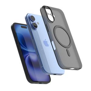 고스트핏 0.6mm 초슬림 풀커버 핸드폰 맥세이프 케이스 아이폰16 매트 블랙