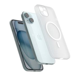 고스트핏 0.6mm 초슬림 풀커버 핸드폰 맥세이프 케이스 아이폰15 매트 화이트
