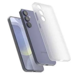 고스트핏 0.6mm 초슬림 풀커버 핸드폰 케이스 갤럭시 S24 플러스 매트 화이트