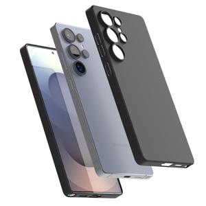 고스트핏 0.6mm 초슬림 풀커버 핸드폰 케이스 갤럭시 S24 울트라 매트 블랙