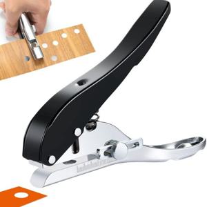 파워 1공 펀칭기 종이 펀치 수동 타공기 3~10mm 6size 문서 서류 벨트 가죽 뚫기