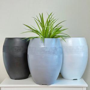 럭키가든 경량마블화분 계란항아리 중대형 화분 30x42.5