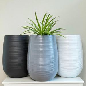 럭키가든 경량 마블화분 가로줄 화병 대 30x48
