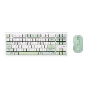 오피스프로 WMK90 사일런스 M 무소음 무선 키보드 마우스 세트 87 그린위치 RC1