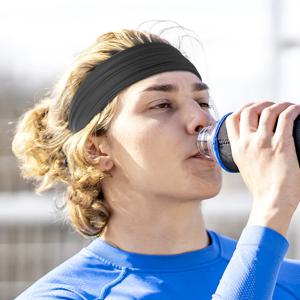 스포츠 쿨 헤어밴드 남자 여성 땀흡수 러닝 테니스 등산 운동 헤드밴드 11cm