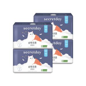 순한코튼슬림핏 오버 10P 4팩+쿨링중형 2P 2팩