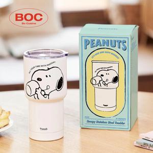 [리퍼] 스누피 이중진공 스텐 대용량 텀블러 600ml (정품 라이센스)
