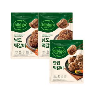 비비고 남도떡갈비 450g x2개+한입 떡갈비 320g x1개