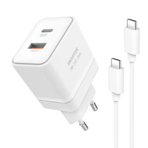 본사직영 25W PD PPS 초고속 듀얼충전기 I C타입 케이블 포함