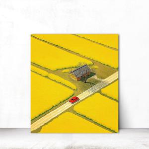 풍경화 금전운 거실그림 방꾸미기 캔버스 인테리어액자 내고향 S 31x41cm