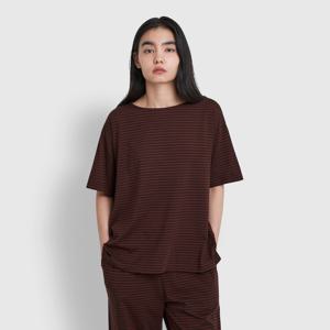 여 소프트 5부 라운지 티셔츠_스트라이프 (2 colors)