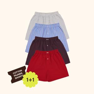 [여름시즌오프] 1+1 소프트워싱 파자마 쇼츠 2sizes - 4colors